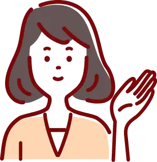 案内する女性ポーズのイラスト